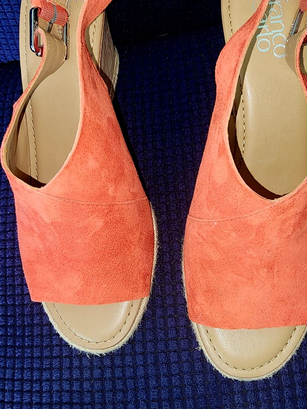 Franco Sarto slingback wear open